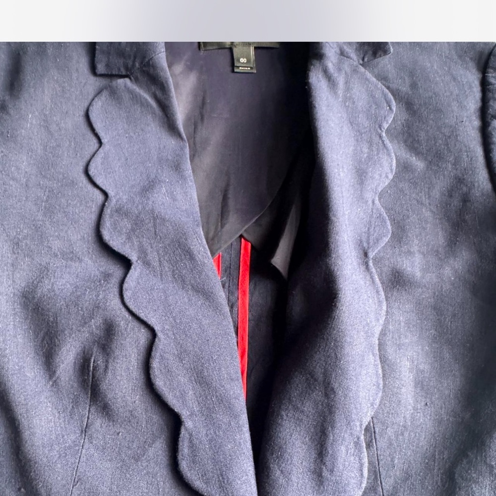 J. Crew Blue Structured Blazer - image 4